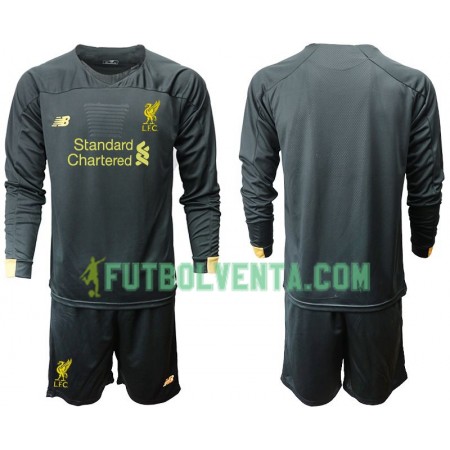 Camiseta de fútbol Niños Liverpool Portero 1ª equipación 2019/2020 Manga Larga Camiseta de fútbol Niños Liverpool Portero 1ª equipación 2019/2020 Manga Larga